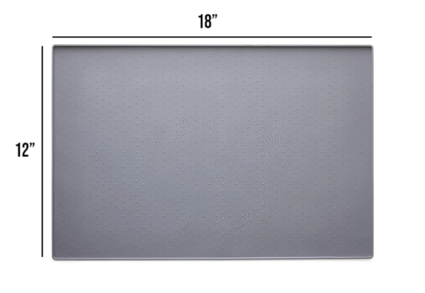 Waterproof Silicone Pet Feeding Mat Non-Slip 18×12 Inch for Bowls and Dispensers