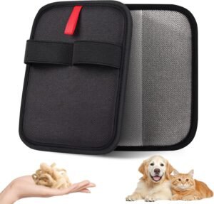 Pet Hair Remover Glove for Dogs and Cats Grooming Tool with Double-Sided Design