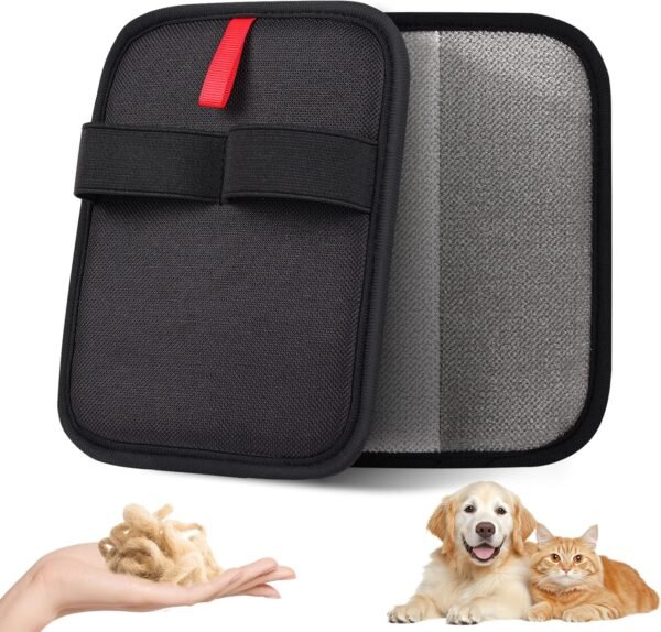 Pet Hair Remover Glove for Dogs and Cats Grooming Tool with Double-Sided Design
