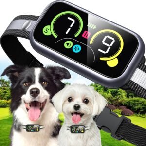 Smart Anti Bark Dog Collar with Adjustable Sensitivity and Display Screen