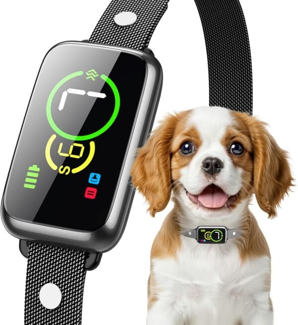Smart Anti-Bark Dog Collar with LCD Display Vibration and Beep Modes